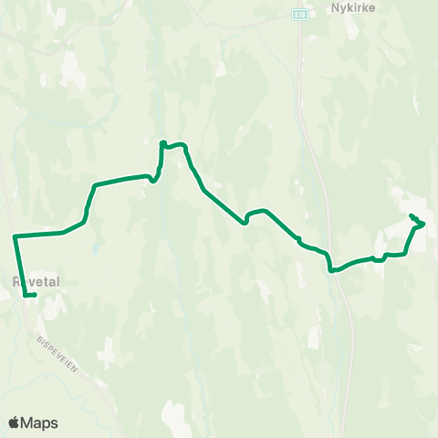 VKT - Vestfold Kollektivtrafikk Skoppum-Revetal map