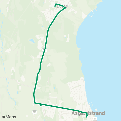 VKT - Vestfold Kollektivtrafikk Åsgårdstrand-Borre usk map