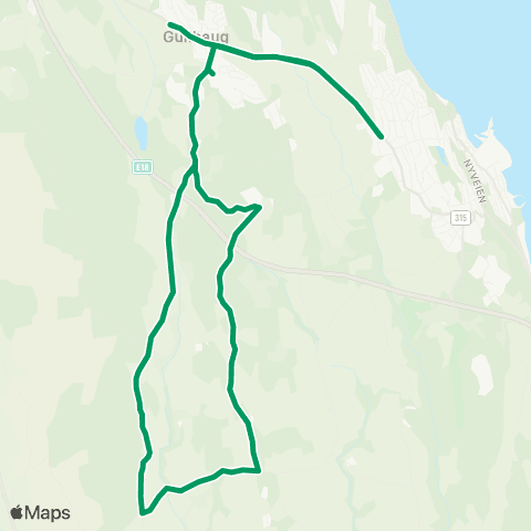 VKT - Vestfold Kollektivtrafikk Botne-Gjøklep-Kornto map