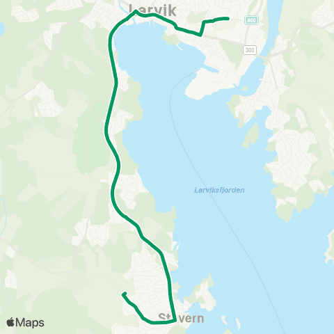 VKT - Vestfold Kollektivtrafikk Stavern-Thor Heyerdahl vgs map