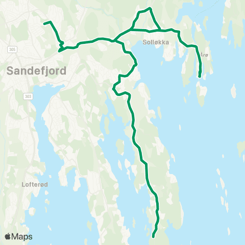 VKT - Vestfold Kollektivtrafikk Breidablikk-Natholmen-Skogan map