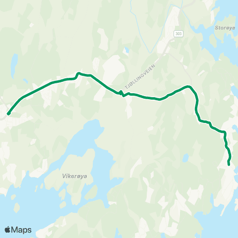 VKT - Vestfold Kollektivtrafikk Klåstad-Kjærringvik map