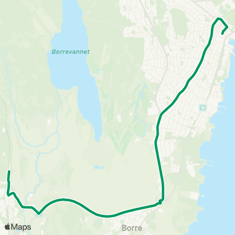 VKT - Vestfold Kollektivtrafikk Horten-Skoppum stasjon map