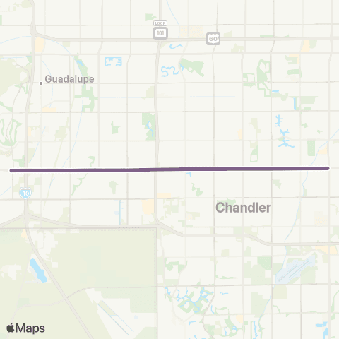 Valley Metro Ray Rd map