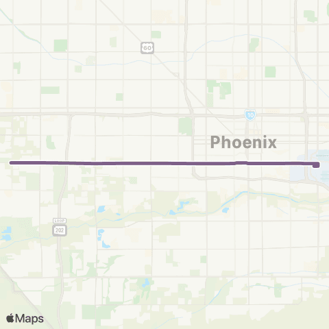 Valley Metro Buckeye Rd map