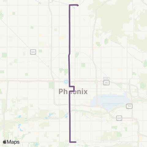 Valley Metro 7th Ave map