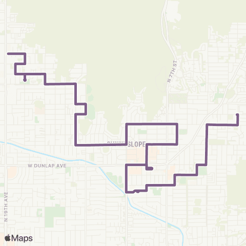 Valley Metro SMART Circulator map