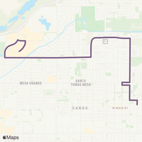 Valley Metro Downtown BUZZ map