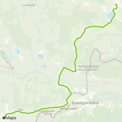 Verkehrsverbund Ost-Region Güssing - Heiligenkreuz im Lafnitztal - Jennersdorf map
