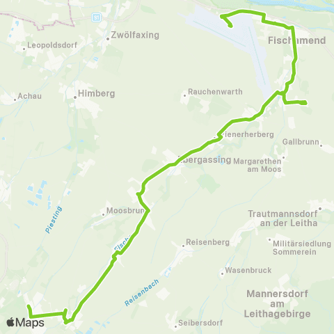Verkehrsverbund Ost-Region Flughafen Wien - Gramatneusiedl - Ebreichsdorf map