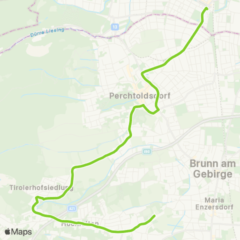 Verkehrsverbund Ost-Region Wien Liesing - Maria Enzersdorf map