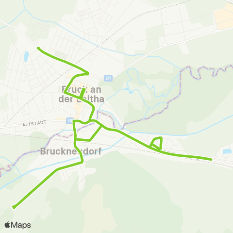 Verkehrsverbund Ost-Region Bruckneudorf - Bruck / Leitha (Ortsverkehr) map