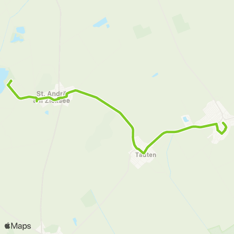 Verkehrsverbund Ost-Region St. Andrä / Zicksee Bahnhof - Andau map
