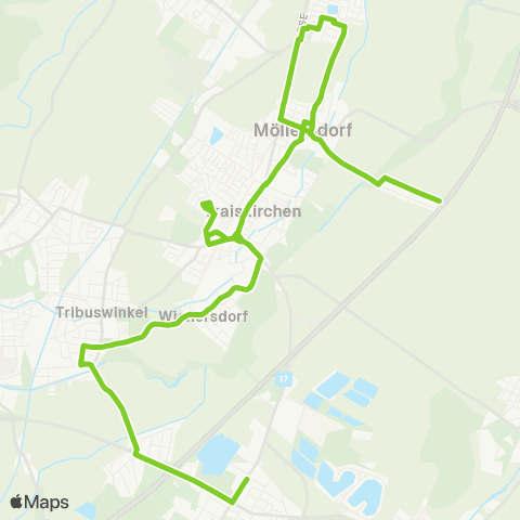 Verkehrsverbund Ost-Region Baden / Oeynhausen - Möllersdorf - Traiskirchen map