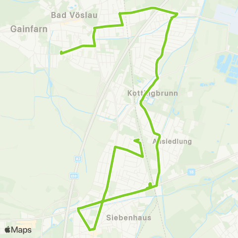 Verkehrsverbund Ost-Region Bad Vöslau - Leobersdorf - Kottingbrunn map