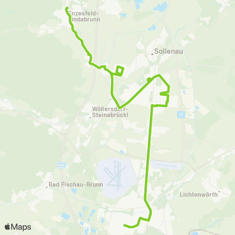 Verkehrsverbund Ost-Region Wr. Neustadt - Felixdorf - Hölles - Enzesfeld map