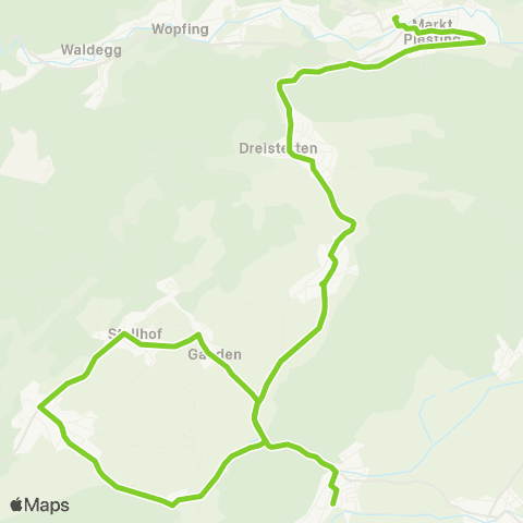 Verkehrsverbund Ost-Region Winzendorf - Gaaden - Piesting map