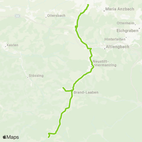 Verkehrsverbund Ost-Region Neulengbach - Altlengbach - Laaben map
