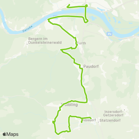 Verkehrsverbund Ost-Region Krems - Paudorf - Statzendorf map