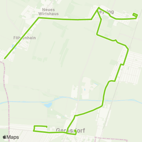 Verkehrsverbund Ost-Region Gerasdorf bei Wien - Föhrenhain map