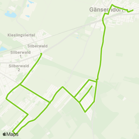 Verkehrsverbund Ost-Region Strasshof - Gänserndorf Süd - Gänserndorf map