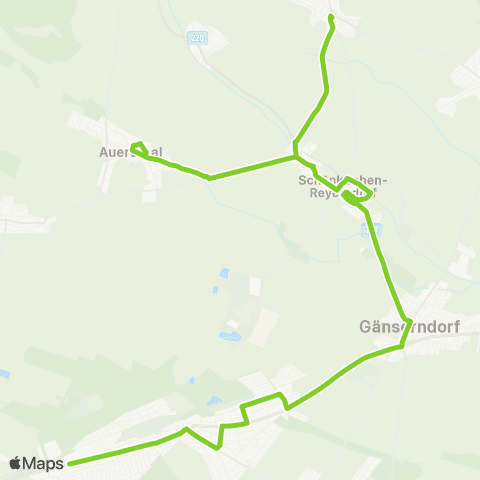 Verkehrsverbund Ost-Region Strasshof - Schönkirchen - Matzen Baustellenfahrplan map