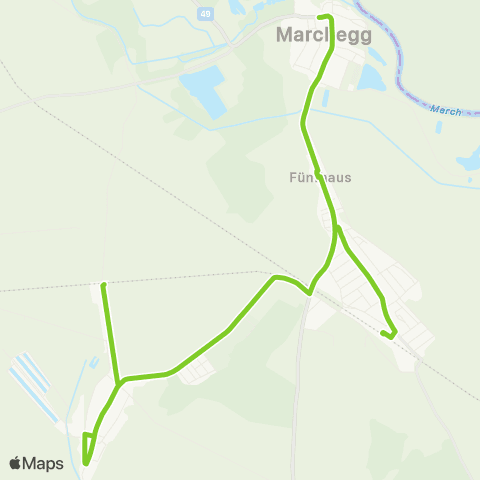 Verkehrsverbund Ost-Region Marchegg - Marchegg Bahnhof - Breitensee map