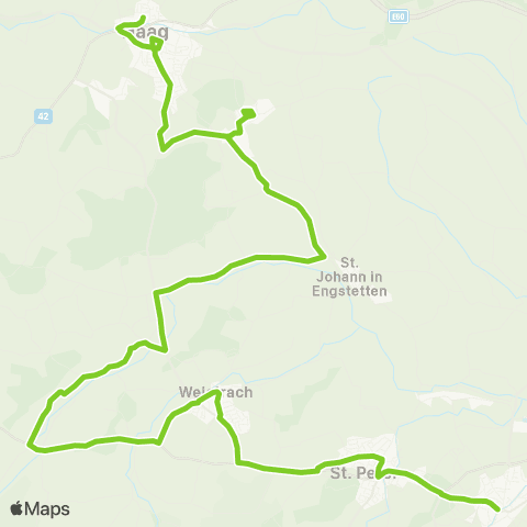 Verkehrsverbund Ost-Region Stadt Haag - Seitenstetten map