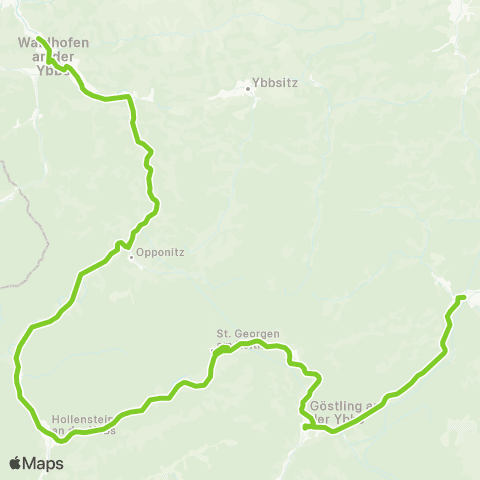Verkehrsverbund Ost-Region Waidhofen / Ybbs - Lunz am See map