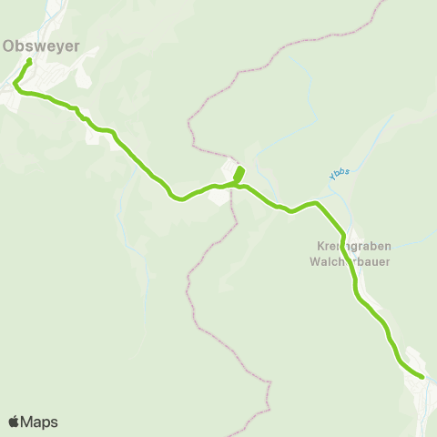 Verkehrsverbund Ost-Region Hollenstein / Ybbs - Weyer / Enns map