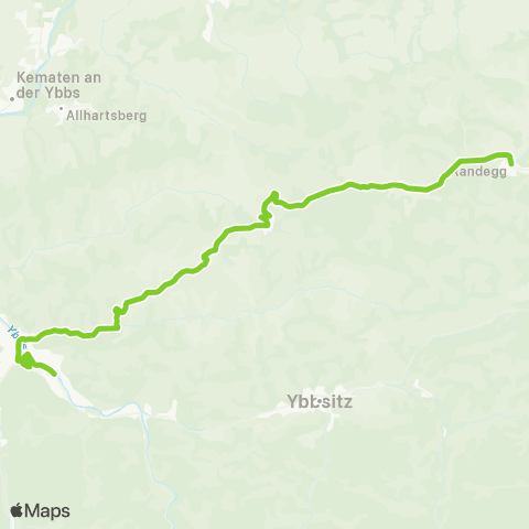 Verkehrsverbund Ost-Region Waidhofen / Ybbs - Randegg map