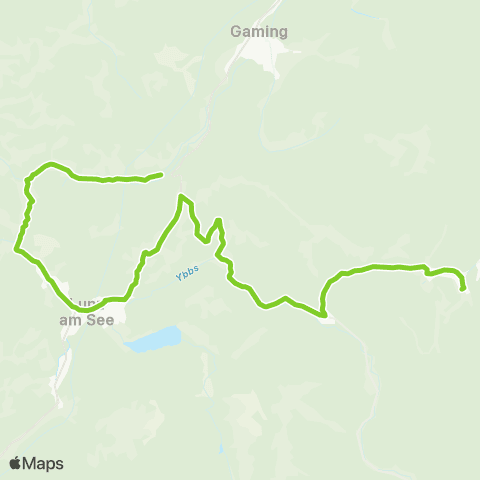 Verkehrsverbund Ost-Region Lackenhof - Lunz am See - Mitterau / Gaming map