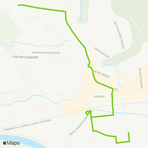 Verkehrsverbund Ost-Region Schülerverkehr Parksiedlung - Pestalozzistraße map
