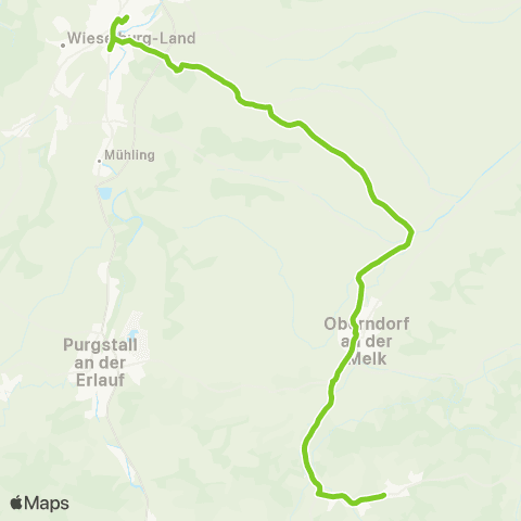Verkehrsverbund Ost-Region St. Georgen / Leys - Wieselburg map
