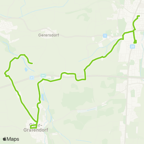 Verkehrsverbund Ost-Region St. Pölten - Loipersdorf bei St. Pölten map