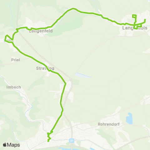 Verkehrsverbund Ost-Region Krems / Donau - Lengenfeld - Langenlois map