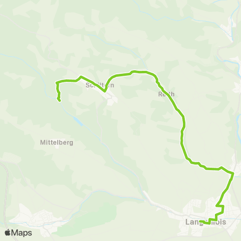 Verkehrsverbund Ost-Region Langenlois - Schiltern - Schiltingeramt - Kronsegg über Reith map