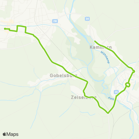 Verkehrsverbund Ost-Region Langenlois - Kammern map