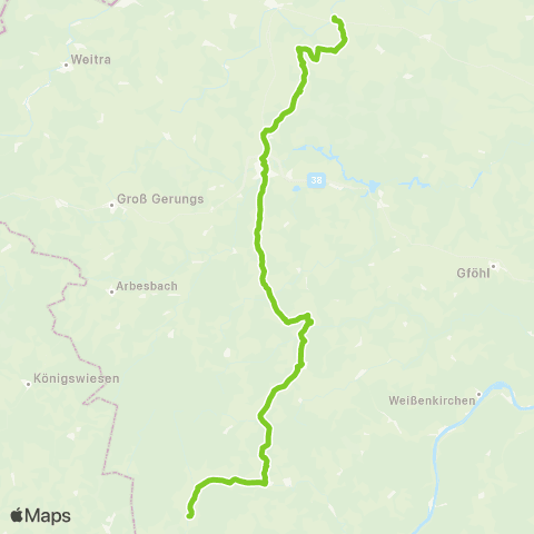 Verkehrsverbund Ost-Region Zwettl - Schwarzenau - Waidhofen / Thaya map
