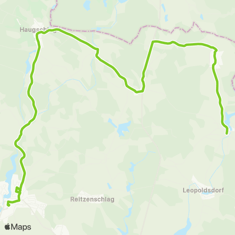 Verkehrsverbund Ost-Region Litschau - Haugschlag - Reingers map