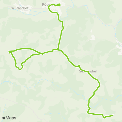 Verkehrsverbund Ost-Region Pöggstall - Seiterndorf map