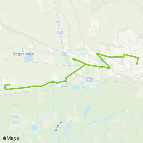 Verkehrsverbund Ost-Region Stockerau - Oberzögersdorf map