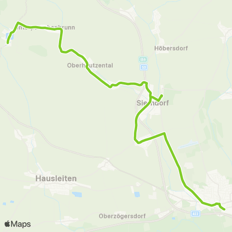 Verkehrsverbund Ost-Region Stockerau - Unterparschenbrunn map