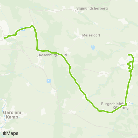 Verkehrsverbund Ost-Region Horn - Eggenburg über Burgschleinitz map