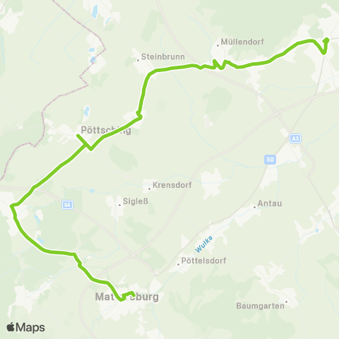 Verkehrsverbund Ost-Region Eisenstadt - Pöttsching - Mattersburg map