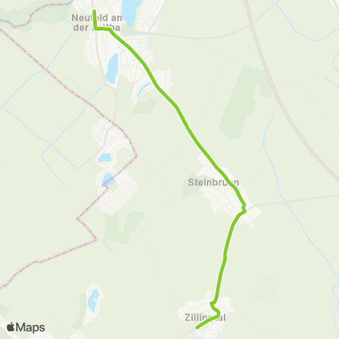 Verkehrsverbund Ost-Region Zillingtal - Neufeld / Leitha map