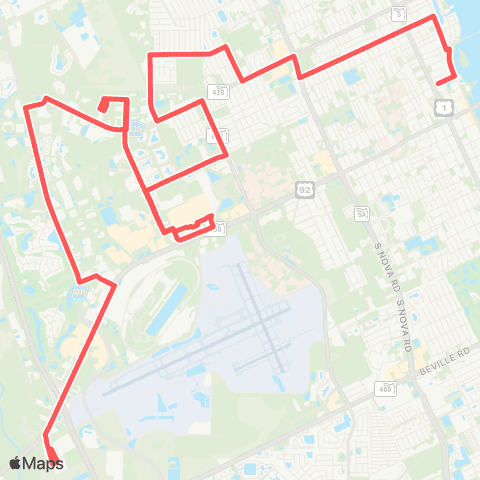 Votran Mason Ave / Flea Market map