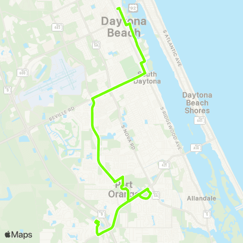 Votran Clyde Morris map