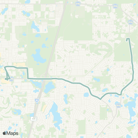 Votran Saxon / Enterprise / Providence map