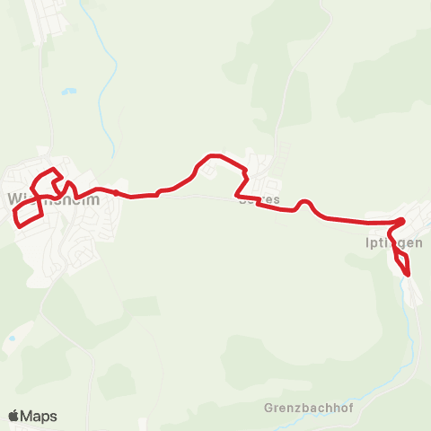 Verkehrsverbund Pforzheim-Enzkreis  map